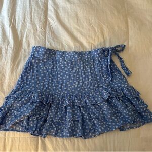 Forever 21 blue floral Skirt